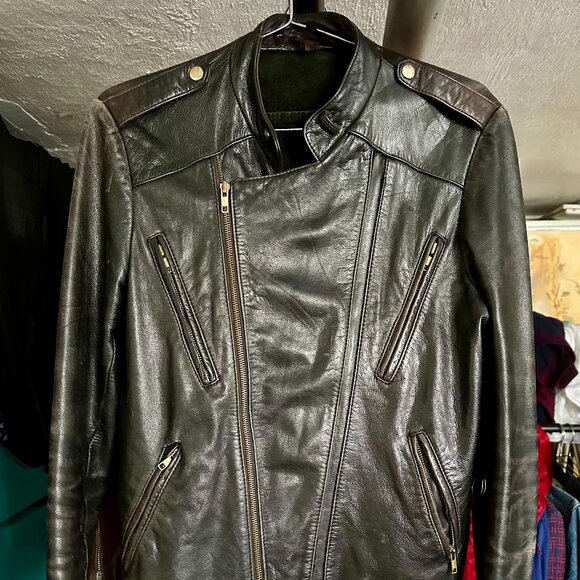 Gandalf Other - Vintage Blk Leather Moto Jacket Size 40  _Worn but Awesome_no Liner (As Is)